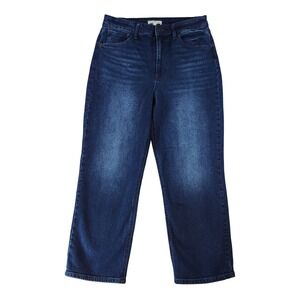 Copper Key Straight Leg Jeans Womens 13 Dark Wash Excellent High Rise Denim